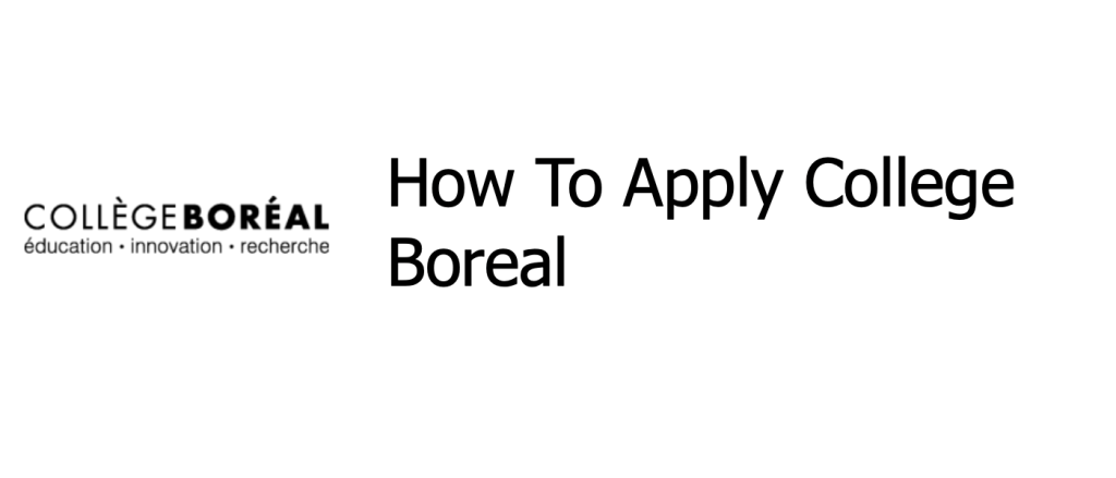 Apply College Boreal