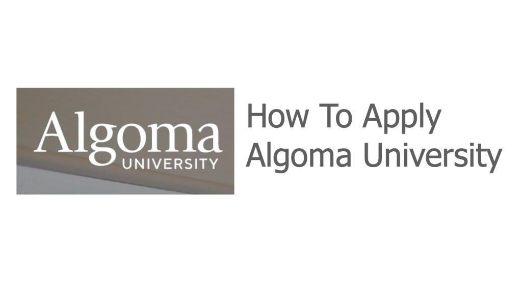 apply Algoma University