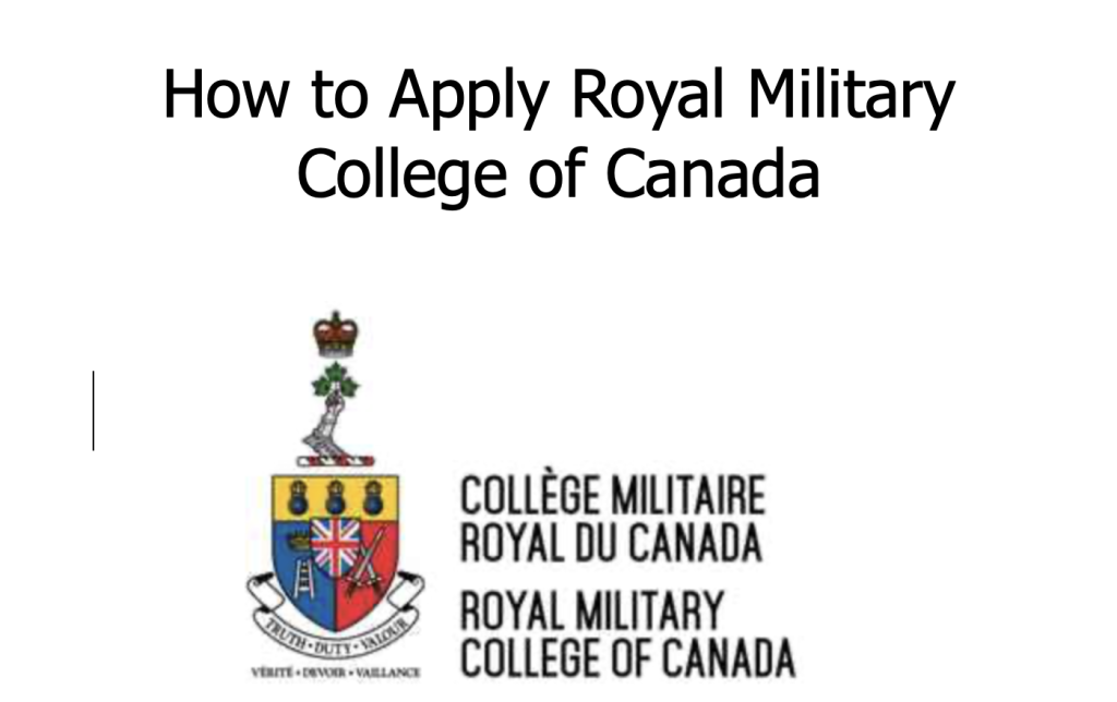 apply Royal Military College of Canada