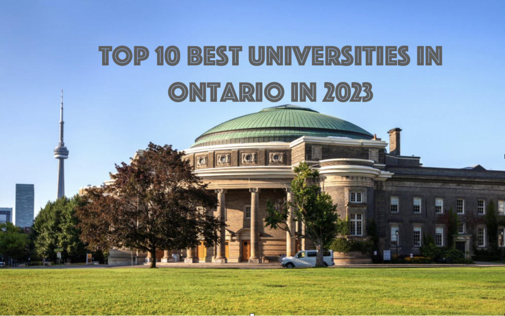 2023 top 10 best universities in Ontario